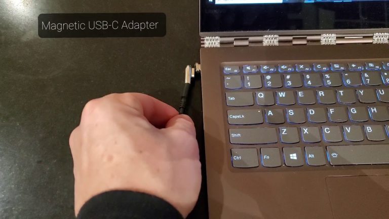 Save your laptop charging port with a Magnetic USB-C Adapter.  A Must Have!!